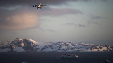 Envol vers l’Antarctique