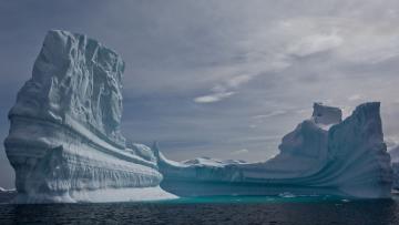 Camp de base en Antarctique